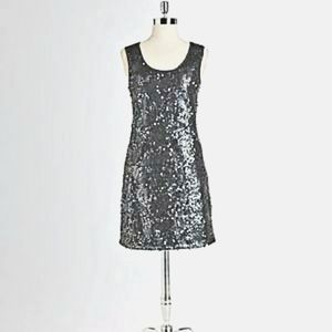 NWT 💟 Jeanne Beker Silver/Grey Dress  Size XL